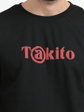 Load image into Gallery viewer, TAKITO PRINTED ROUND NECK - BLACK