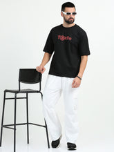 Load image into Gallery viewer, TAKITO PRINTED ROUND NECK - BLACK