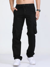 Load image into Gallery viewer, Cargo Baggy Pant - Black