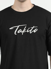 Load image into Gallery viewer, TAKITO IMPORTED ROUND NECK T SHIRT - BLACK