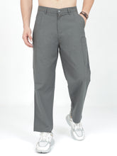 Load image into Gallery viewer, Linen Cargo Baggy Pant - Dark Ash