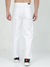 Load image into Gallery viewer, Linen Cargo Baggy Pant - White