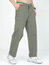 Load image into Gallery viewer, Linen Cargo Baggy Pant - Green