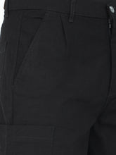 Load image into Gallery viewer, Linen Cargo Baggy Pant - Black