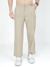 Load image into Gallery viewer, Linen Cargo Baggy Pant - Kakhee
