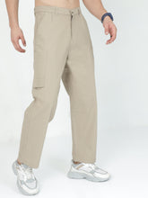Load image into Gallery viewer, Linen Cargo Baggy Pant - Kakhee