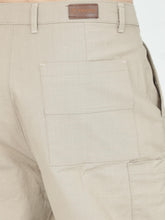 Load image into Gallery viewer, Linen Cargo Baggy Pant - Kakhee