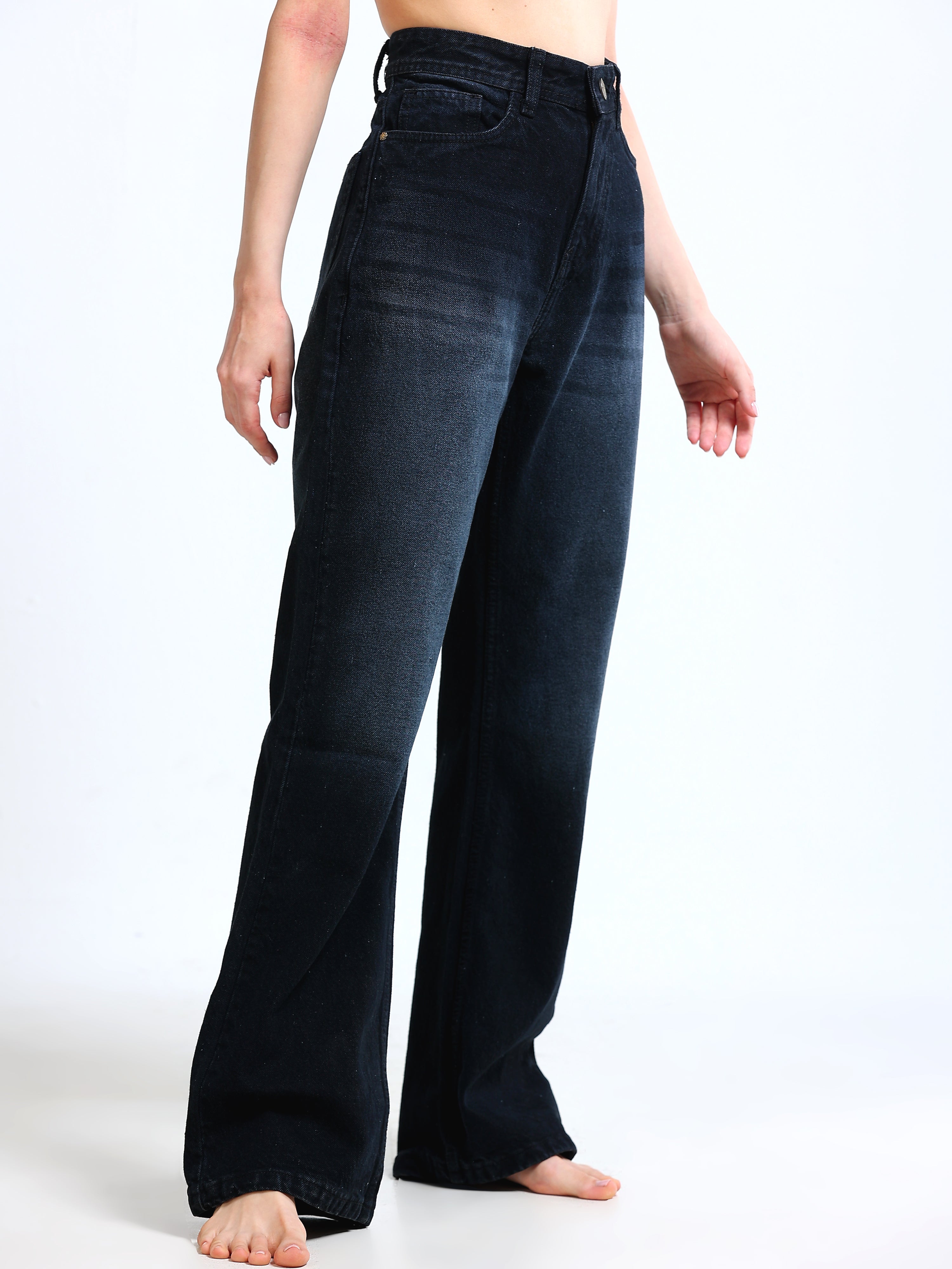 BLACK BOOT CUT WOMEN