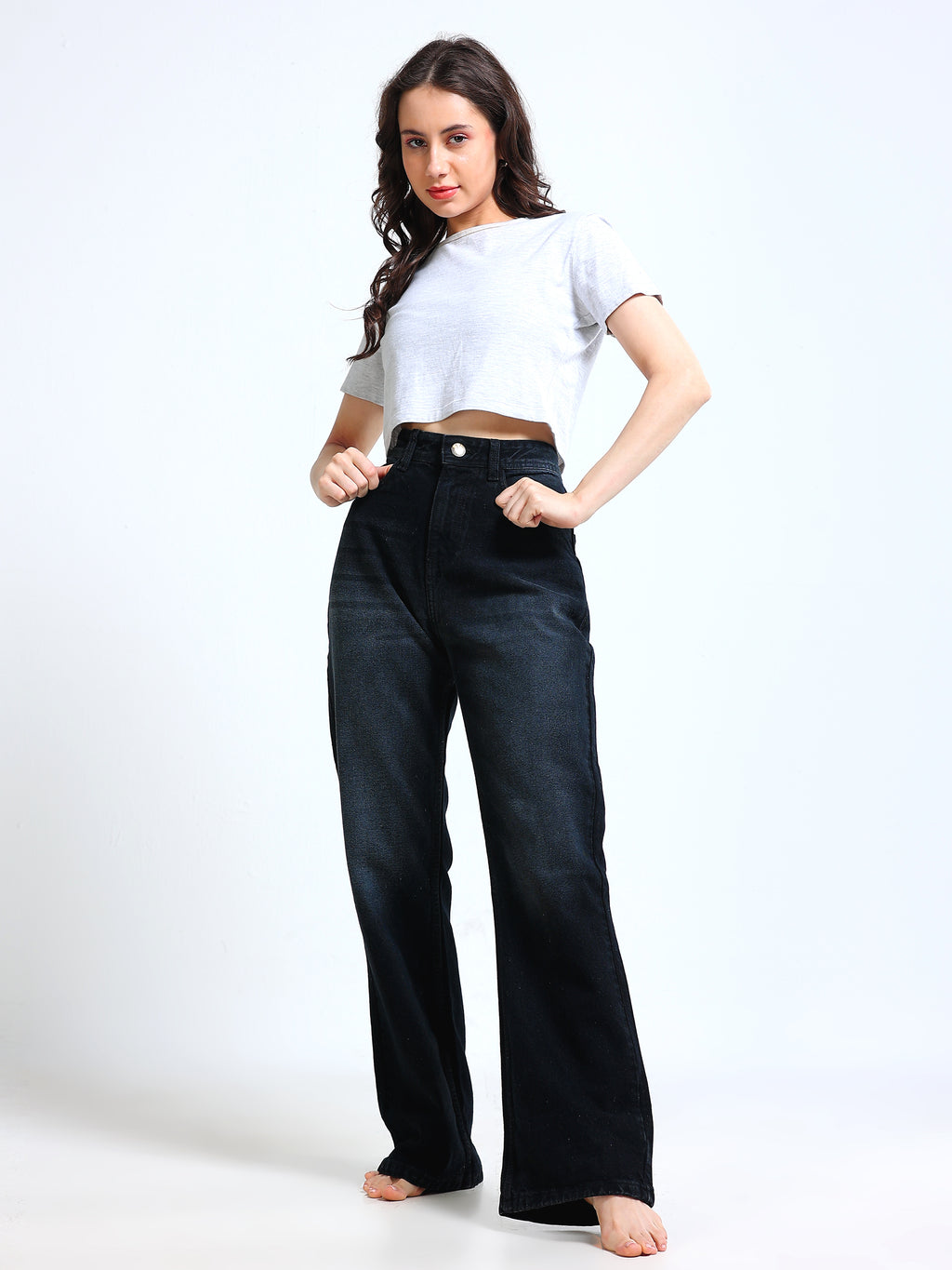 BLACK BOOT CUT WOMEN