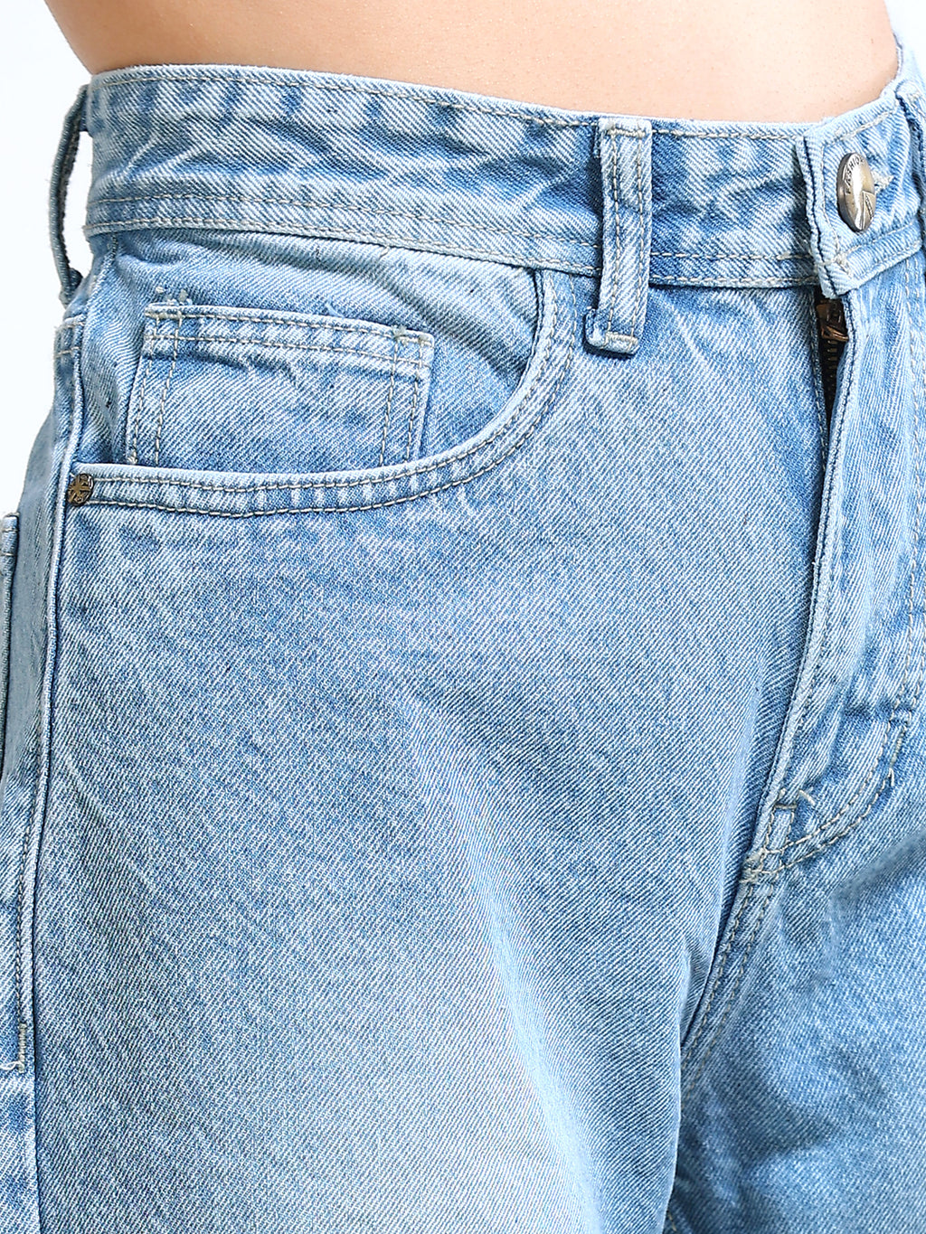 BLUE BOOT CUT WOMEN