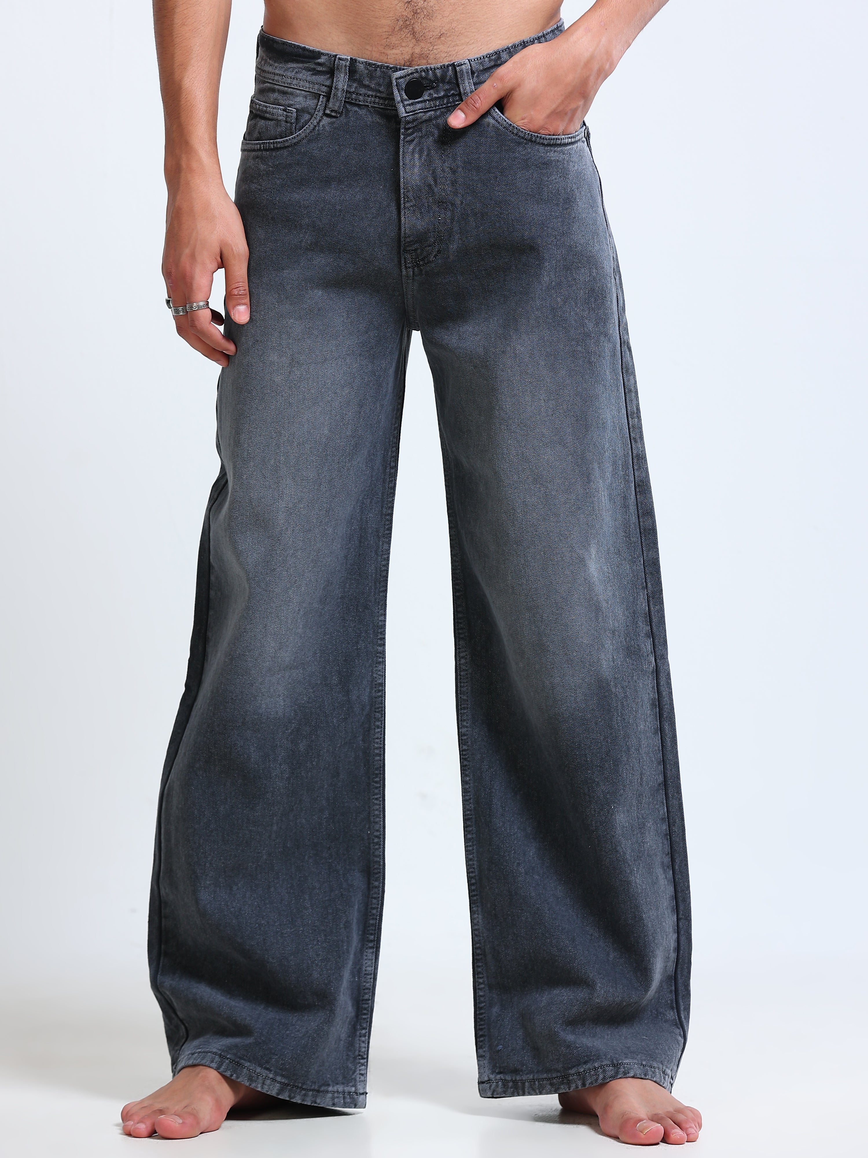 VINTAGE GREY BAGGY MEN