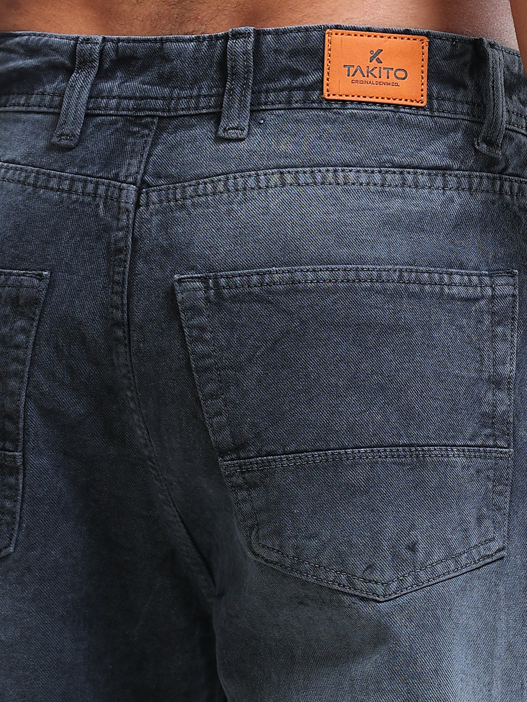 CHARCOAL GREY STRAIGHT FIT MEN