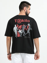 Load image into Gallery viewer, TAKITO PRINTED ROUND NECK - BLACK
