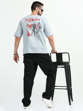Load image into Gallery viewer, TAKITO PRINTED ROUND NECK - LT BLUE