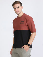 Load image into Gallery viewer, Over Sized T shirt- Tan, Black