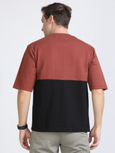 Load image into Gallery viewer, Over Sized T shirt- Tan, Black