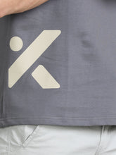 Load image into Gallery viewer, Over Sized T shirt- Cream, Grey