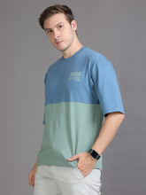 Load image into Gallery viewer, Over Sized T shirt- Sky Blue, Olive