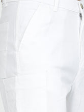 Load image into Gallery viewer, Linen Cargo Baggy Pant - White