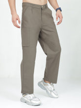 Load image into Gallery viewer, Linen Cargo Baggy Pant - M Green