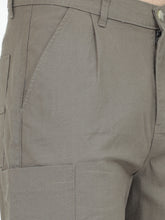Load image into Gallery viewer, Linen Cargo Baggy Pant - M Green