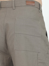Load image into Gallery viewer, Linen Cargo Baggy Pant - M Green
